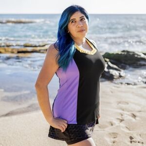 Crowned Athletics Sea Witch Villain Flow Tank Top Medium